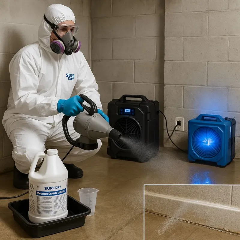 Sanitization and Odor Removal process in Soda Bay, CA